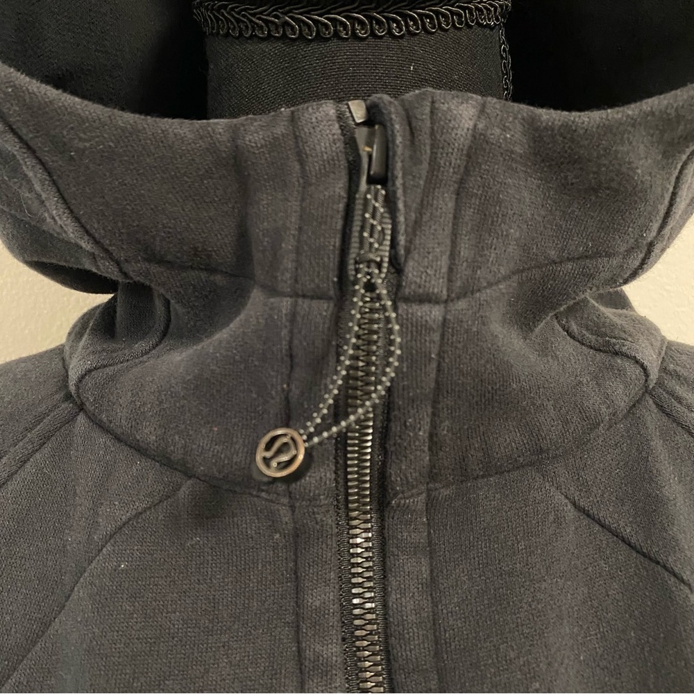 Lululemon Jacket Women’s Size 6 Black Scuba Hoodie Jacket- Wash wear - Picture 5 of 16
